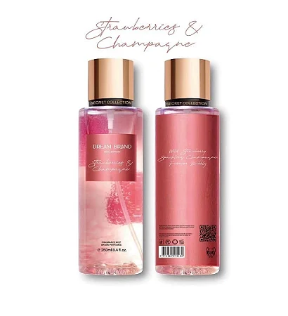 Strawberry & Champagne - Body Splash - Dream Brand Collection 250ml