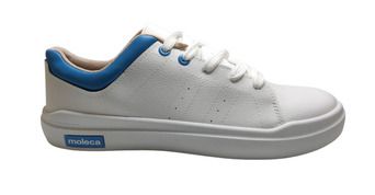 TENIS CASUAL MOLECA BRANCO AZUL