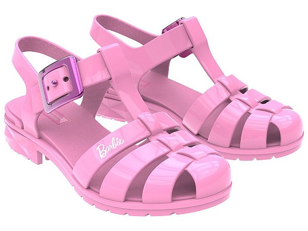 SANDALIA GRENDENE BARBIE DUO PLUS ROSA MEDIO