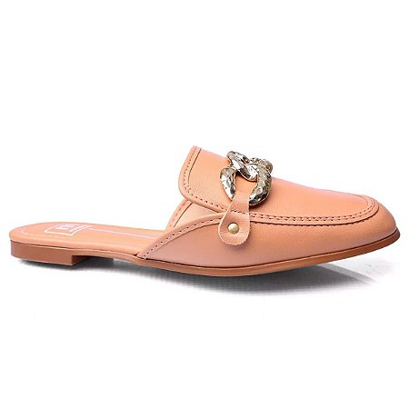 SAPATO MOLECA MULE NUDE