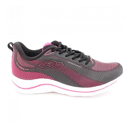 TENIS OLYMPIKUS APOLIS FEMININO PRETO PINK