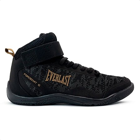 TENIS FORCEKNIT 6 EVERLAST PRETO/DOURADO