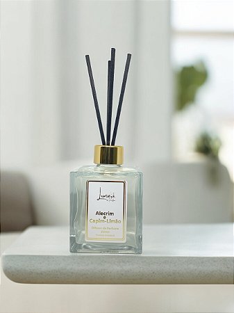 Difusor de Perfume Luxo Capim Limão 250ml