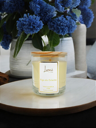Vela Aromática Luxo Figo do Oriente 170G