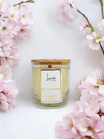 Vela Aromática Luxo Flor de Cerejeira 170G