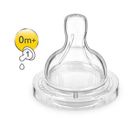 Bico Mamadeira Anti Colic Nº 01 - 2 Unidades - Philips Avent