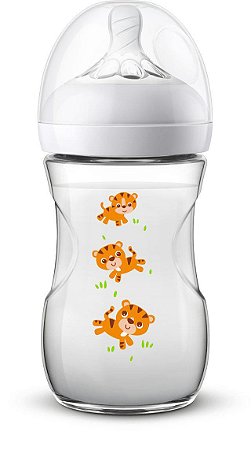 Mamadeira Pétala Anti-Cólica 260 ml 1m+ Tigrezinho - Philips Avent