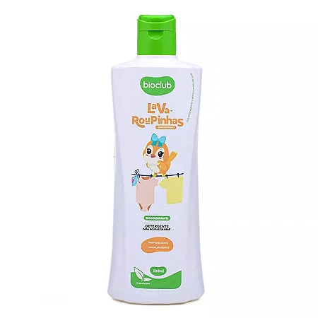Lava Roupinhas Detergente Líquido 500 ml - Bioclub Baby