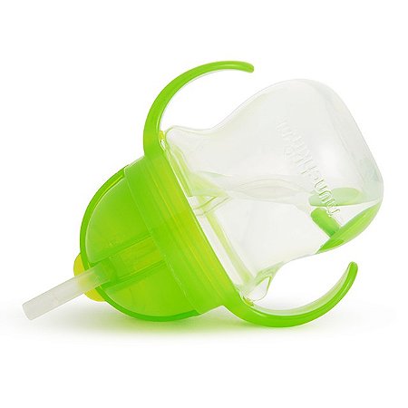 Copo de Treinamento com Canudo Click Lock Verde -  Munchkin