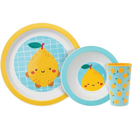 Kit Refeição Animal Fun Frutti Limão - Buba