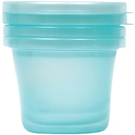 Kit 3 potes para papinha Azul - Buba