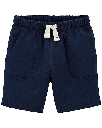 Bermuda Moletom Azul Marinho - 2T (2 a 3 anos) - Carter's