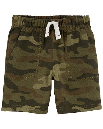 Bermuda Moletom Militar - 2T (2 a 3 anos) - Carter's