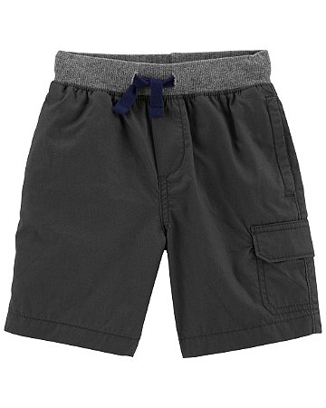 Bermuda Tecido Preto - 2T (2 a 3 anos) - Carter's