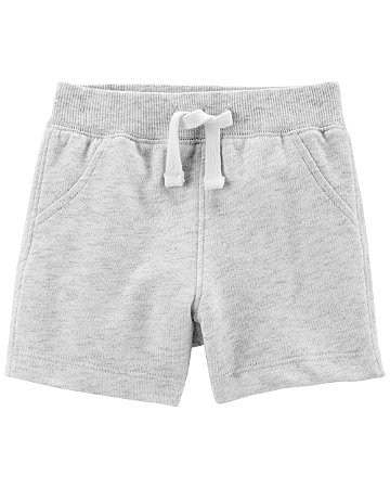 Short Cinza Claro - 3m (1 a 3 meses) - Carter's