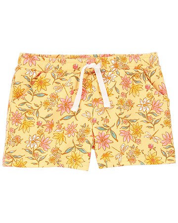 Short Florido Amarelo - 3T (3 a 4 anos) - Carter's