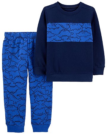 Conjunto 2 Peças Dino Azul Vivo - 2T (2 a 3 anos) - Carter's