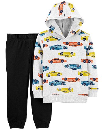 Conjunto 2 Peças Moletom Carros - 2T (2 a 3 anos) - Carter's