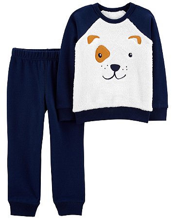 Conjunto 2 Peças Azul M Dog - 2T (2 a 3 anos) - Carter's