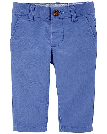 Calça de Tarja Azul Vivo - 18m (12 a 18 meses) - Carter's
