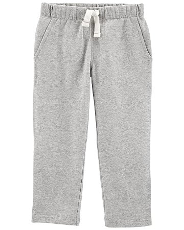 Calça Moletom Cinza Claro - 2T (2 a 3 anos) - Carter's