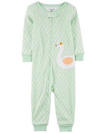 Pijama sem pezinho Cisne Verdinho - 2T (2 a 3 anos) - Carter's