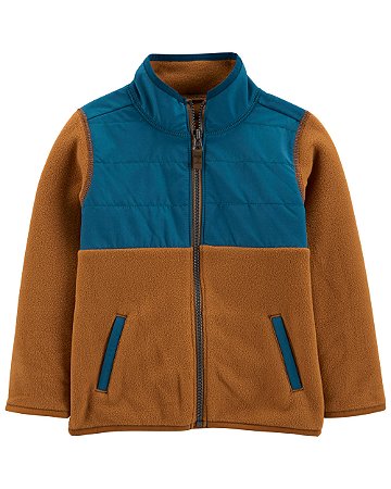Casaco 2 Cores Verde Marrom  - 2T (2 a 3 anos) - Carter's