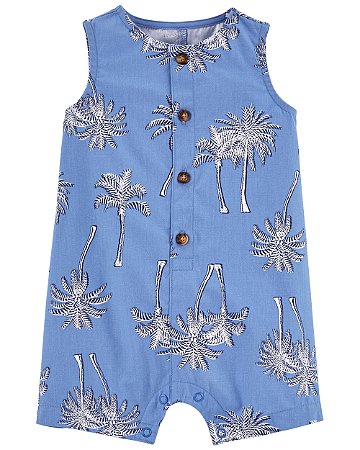 Romper Azul Coqueiro - RN - Carter's