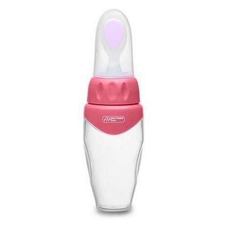 Colher Dosadora para papinha Rosa - Multikids Baby