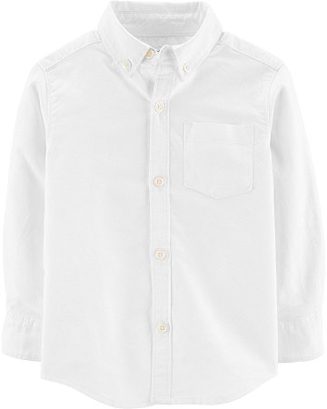 Camisa Social Branca - 2T (2 a 3 anos) - Carter's