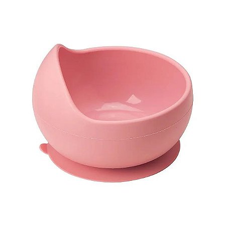 Bowl em silicone com ventosa Rosa - Buba