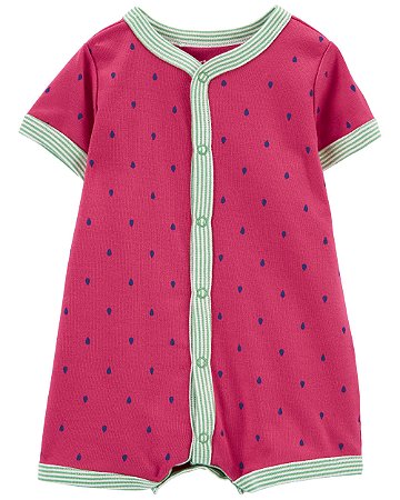 Romper Melancia - 6m (3 a 6 meses) - Catrer's
