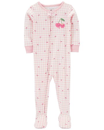 Pijama com pezinho Cerejinha - 24m (18 a 24 meses) - Carter's