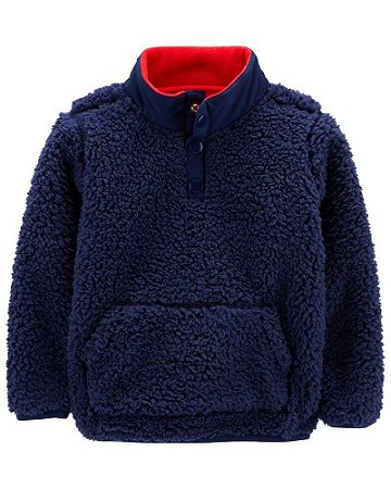 Casaco Sherpa Azul Marinho - 2T (2 a 3 anos) - Carter's