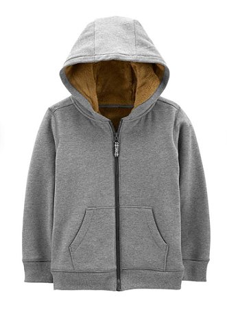 Moletom com capuz Cinza - 12m (9 a 12 meses) - Carter's