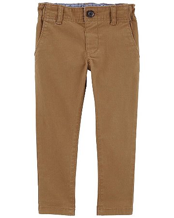 Calça Tarja Marrom - 3T (3 a 4 anos) - Oshkosh