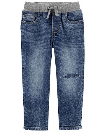 Calça Jeans Cos Cinza - 24m (18 a 24 meses) - Carter's