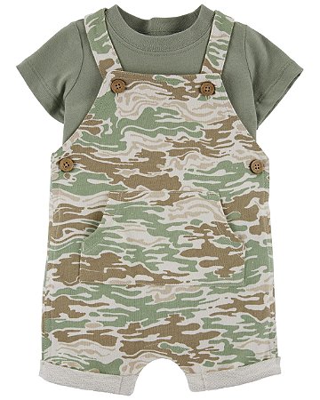 Jardineira Exército - 6m (3 a 6 meses) - Carter's