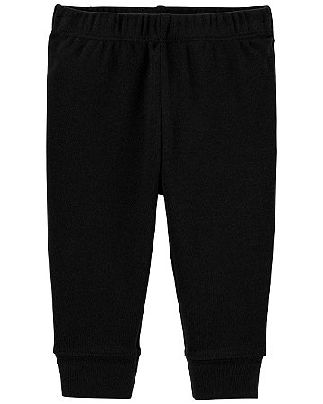 Calça Jogger Preta - 3m (1 a 3 meses) - Carter's