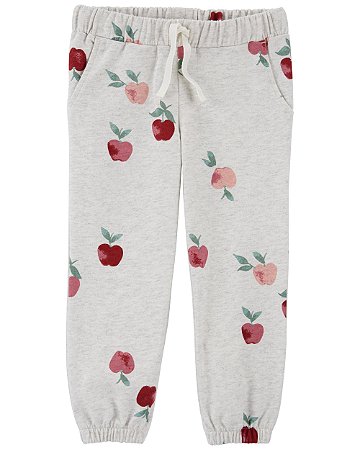 Calça Jogger Cinza Maça - 3T (3 a 4 anos) - Carter's