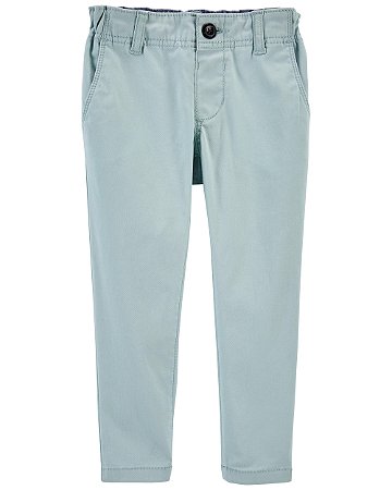 Calça Tarja Azul Clarinho - 12m (9 a 12 meses) - Oshkosh
