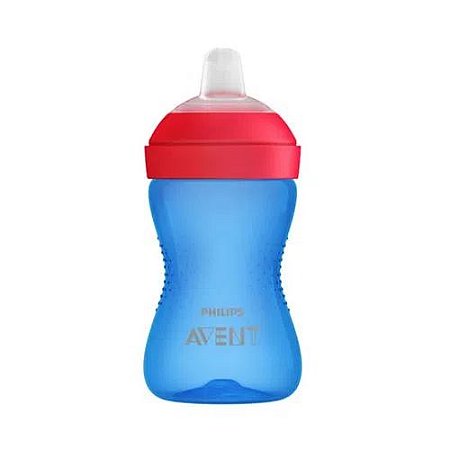 Copo de Transição com Bico de Silicone 300 ml Azul - Philips Avent