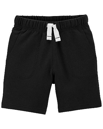 Bermuda Moletom Preta - 24m (18 a 24 meses) - Carter's