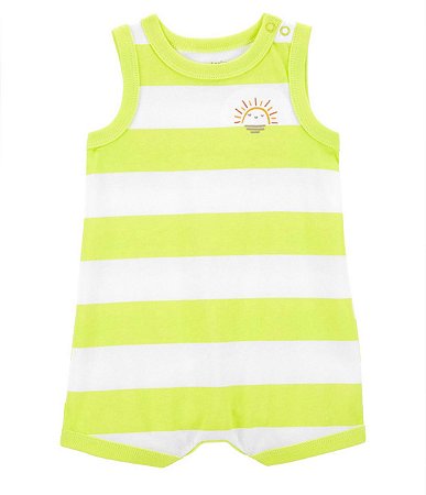 Romper Verde Lima Solzinho - 3m (1 a 3 meses) - Carter's