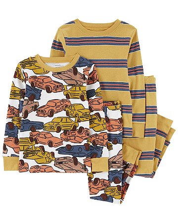 Kit Pijama 4 peças Carros - 18m (12 a 18 meses) - Carter's