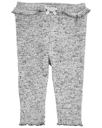 Calça Cinza Canelada - 24m (18 a 24 meses) - Carter's