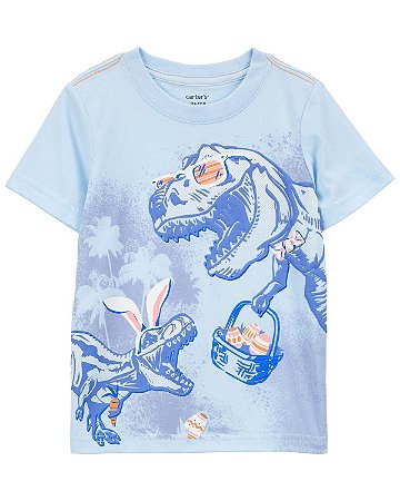 Camiseta Dinossauro Páscoa - 12m (9 a 12 meses) - Carter's