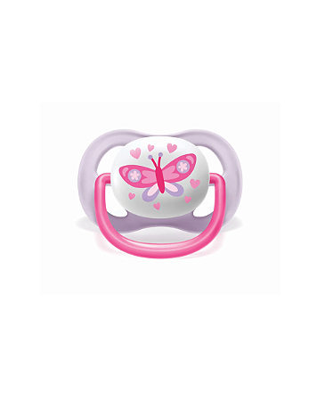 Chupeta Ultra Air Individual Borboleta - 0 a 6 meses - Philips Avent