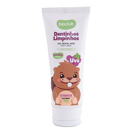 Gel Dental Uva com Flúor - Bioclub Baby