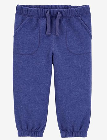 Calça Azul com puxador - 18m (12 a 18 meses) - Carter's